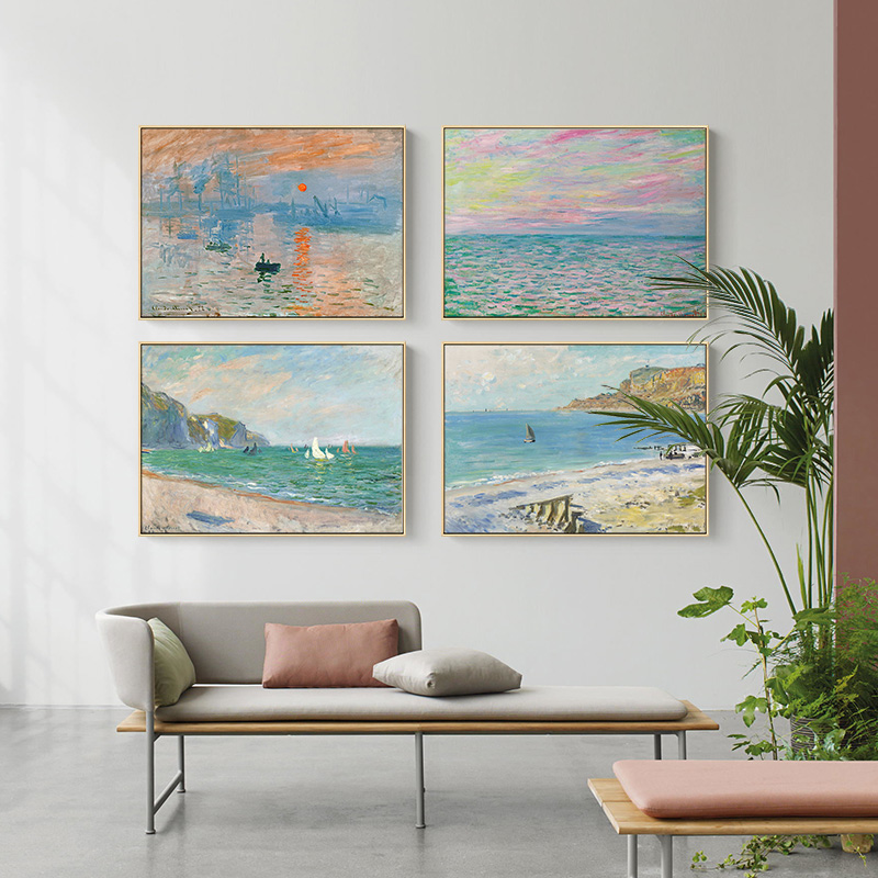 Póster de Monet famoso, pintur - Home Decor Mirror reseña y precio