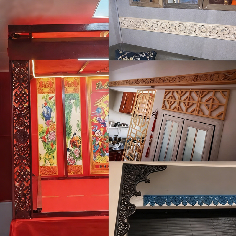 Moldura decorativa de madera t - Home Decor Wall Molding reseña y precio