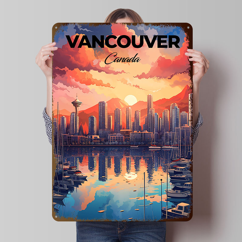 Póster de Viaje de Vancouver,  - Home Decor Vancouver reseña y precio