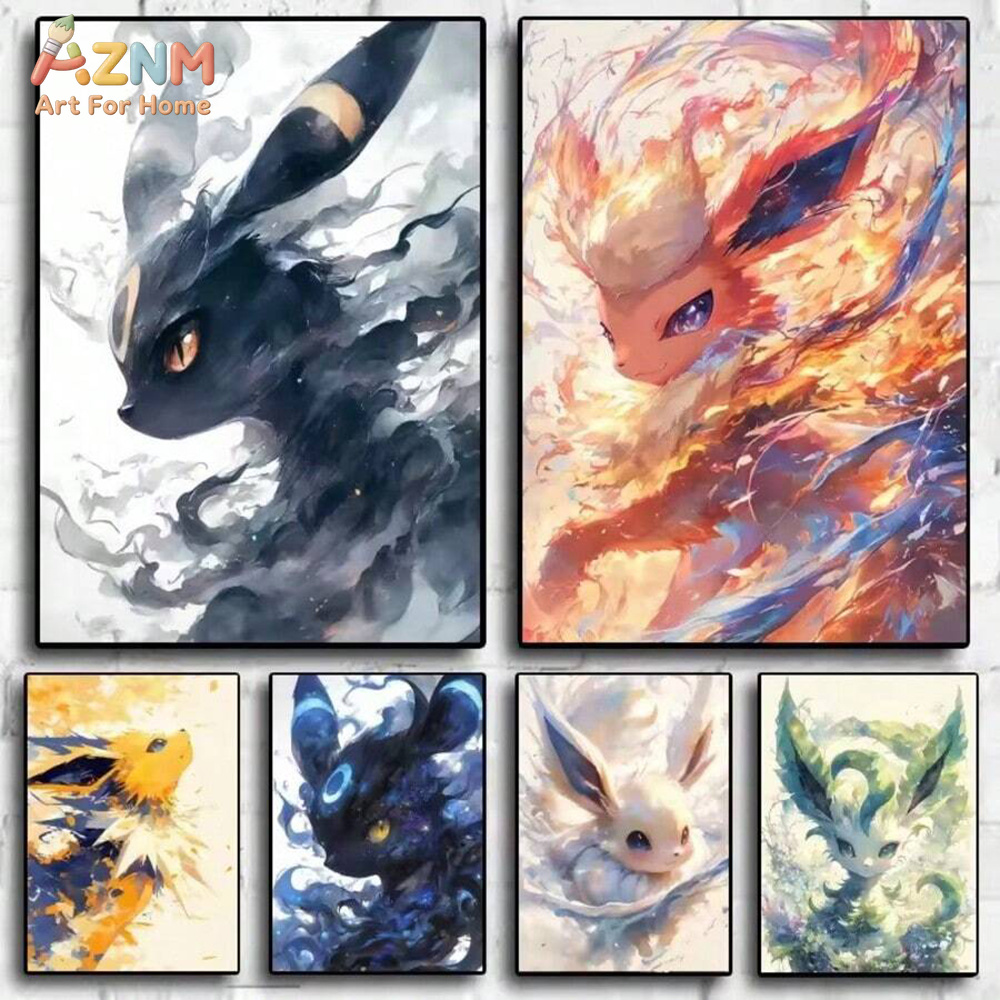 AZNM - Impresión en lienzo de  - Watercolor Poster Print reseña y precio