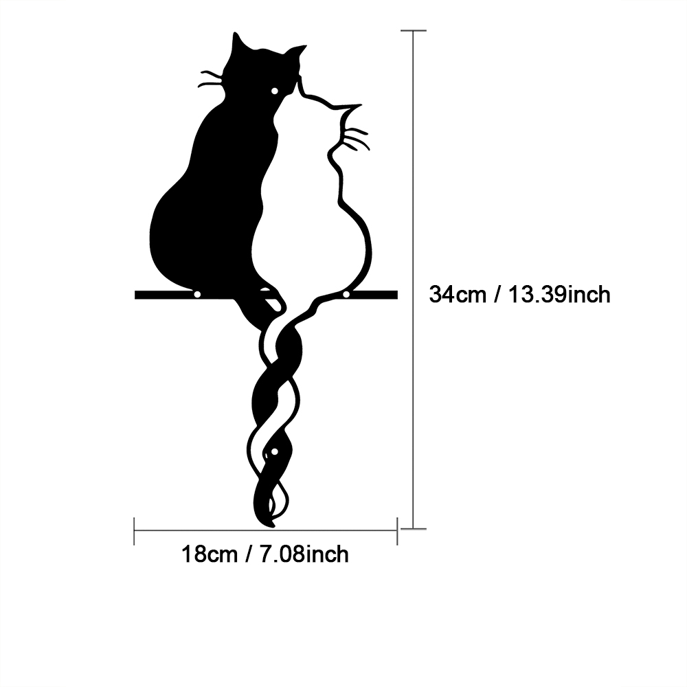 Amantes del metal gato arte de - Home Decor Y2K reseña y precio