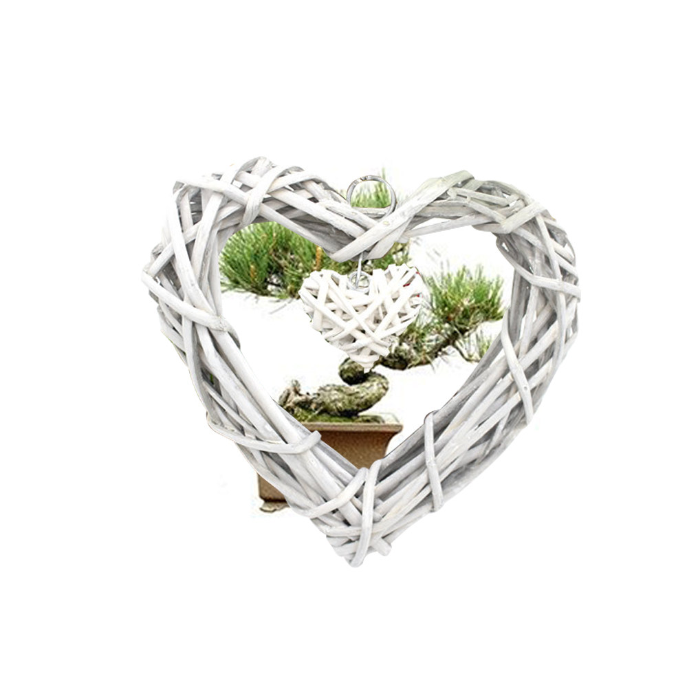Corazones de Mimbre Rústicos p - Home Decor Rattan reseña y precio